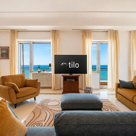 شقة Waterfront Lux •3br •sea View •sauna • By Tilo جنوة