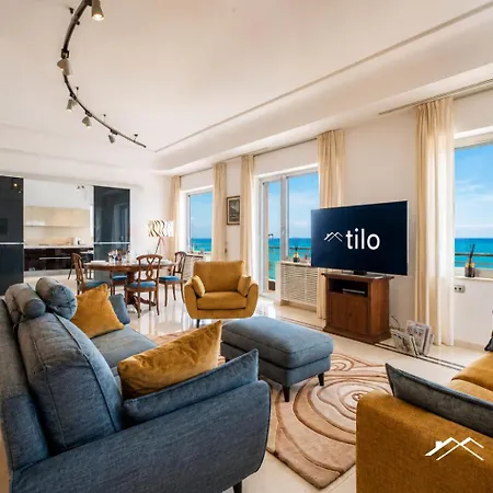 شقة Waterfront Lux •3br •sea View •sauna • By Tilo جنوة